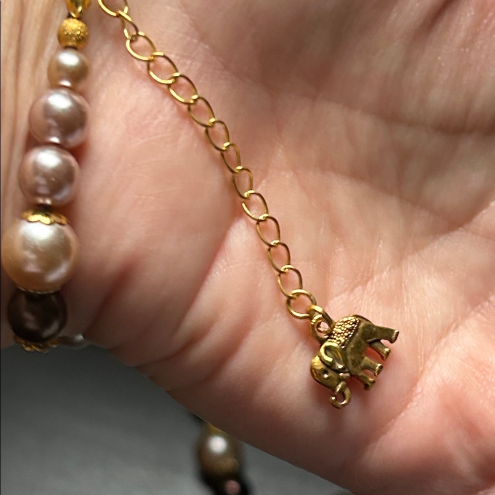 Gorgeous Pearl Necklace, Bracelet and Earring Set y. - Picture 3 of 6